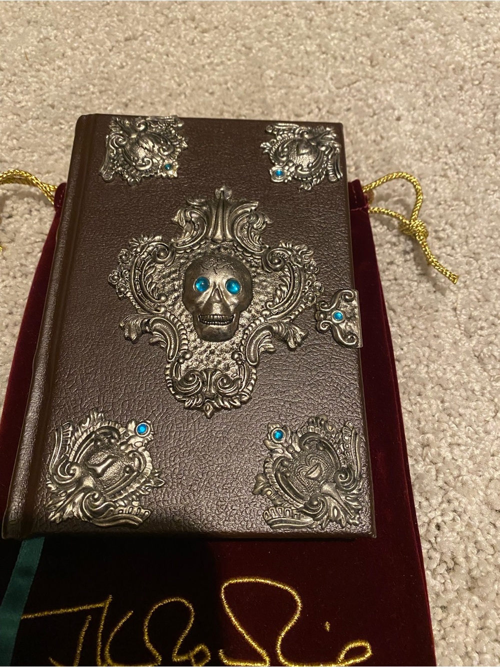 Harry Potter very rare first edition Ornate Skull Embellished Leather